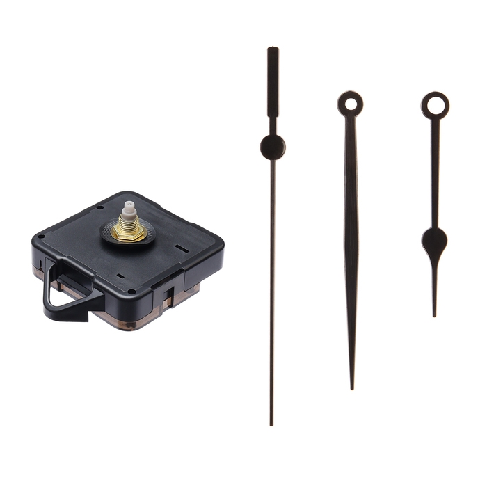 Часовой механизм со стрелками «Соломон-53», плавный ход, шток 16 мм, стрелки 68/92/90 мм Часовой механизм со стрелками «Соломон-53», плавный ход, шток 16 мм, стрелки 68/92/90 мм