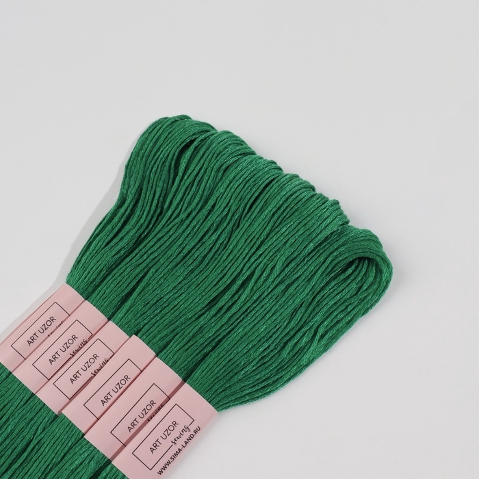 Набор ниток мулине №3812, 8 &plusmn; 1 м, 6 шт, цвет мятный