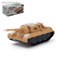 Танк &laquo;Победитель&raquo;, работает от батареек, световые и звуковые эффекты, МИКС