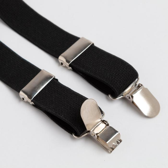 Новогодний набор для мальчика KAFTAN &laquo;Дед Мороз&raquo; подтяжки и галстук-бабочка, полиэстер