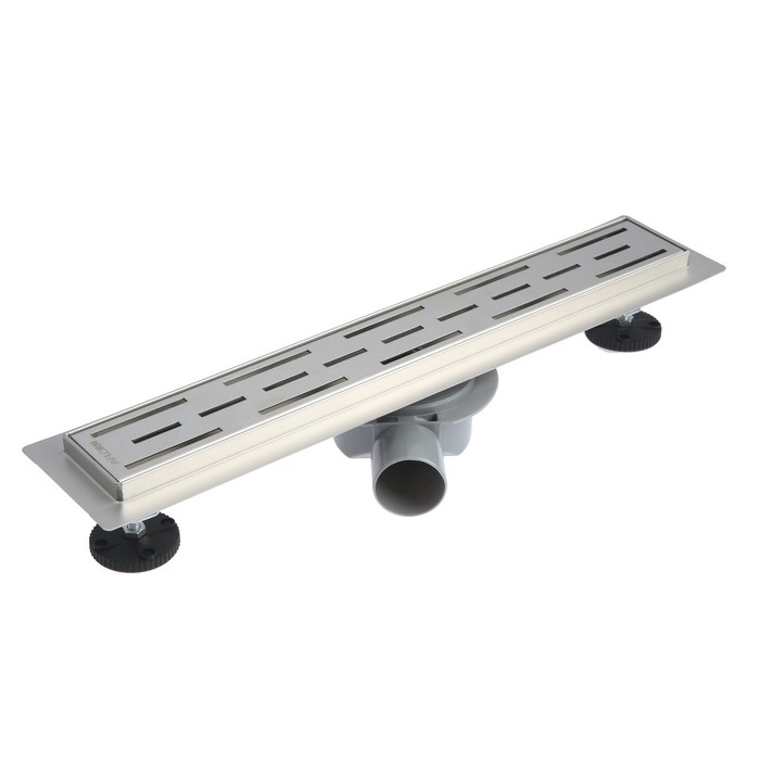 Трап линейный AFLORN AF20207-50, 500х70 мм, c флaнцeм своб. вращения 360&deg;, нерж. сталь