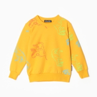 Свитшот для мальчика, цвет тёмно-жёлтый/дино, рост 110 см Свитшот для мальчика, цвет тёмно-жёлтый/дино, рост 110 см