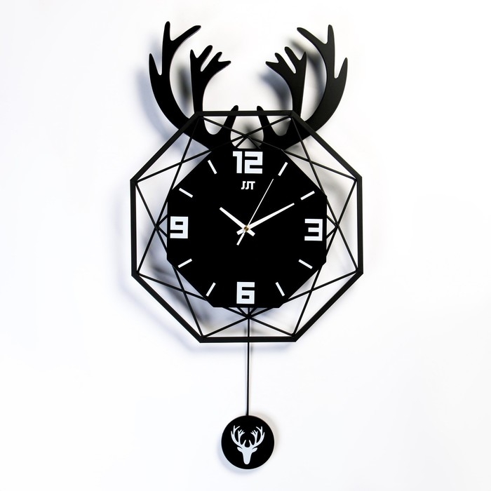 Часы настенные, серия: Маятник, Часы настенные, серия: Маятник, "Охотник", плавный ход, 35х66 см