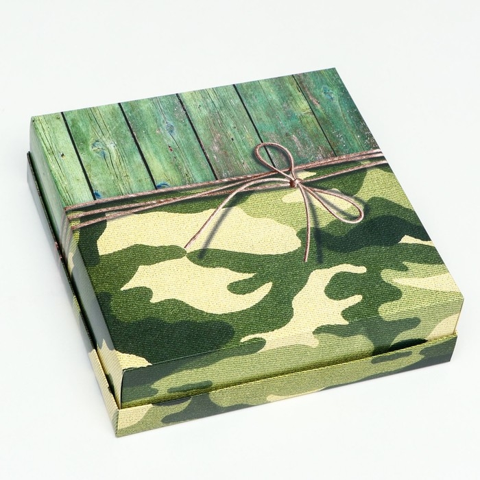 Коробка складная, "Стратегический запас"  23 х 23 х 6,5 см