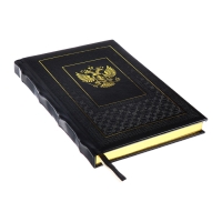 Ежедневник недатированный A5, 176 листов, deVENTE.Symbol, твёрдая обложка из искусственной кожи с поролоном, золотой срез, блок 70 г/м2, чёрный