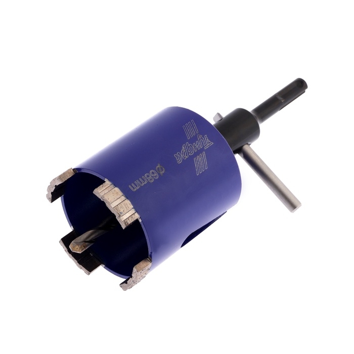 Коронка алмазная по бетону ТУНДРА, SDS-plus, М16 х 68 мм, высота 73 мм Коронка алмазная по бетону ТУНДРА, SDS-plus, М16 х 68 мм, высота 73 мм