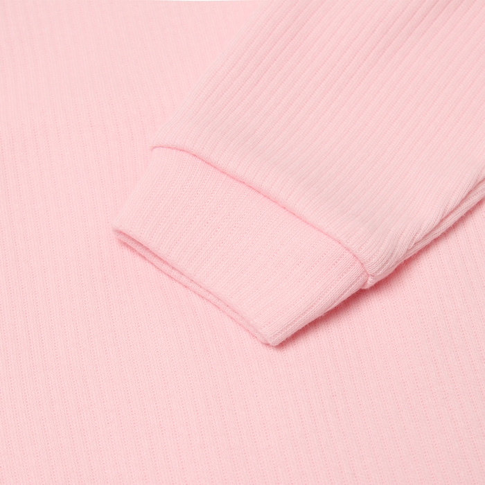 Боди детское с длинным рукавом, цвет розовый, рост 74