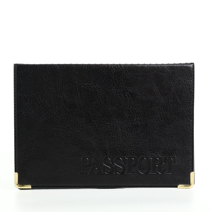 Обложка для паспорта, цвет чёрный Обложка для паспорта, цвет чёрный