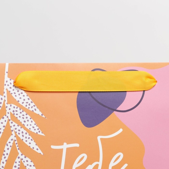 Пакет подарочный ламинированный вертикальный, упаковка, &laquo;Тебе&raquo;, L 31 х 40 х 11,5 см