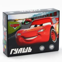 Гуашь 12 цветов по 20 мл, Тачки Гуашь 12 цветов по 20 мл, Тачки