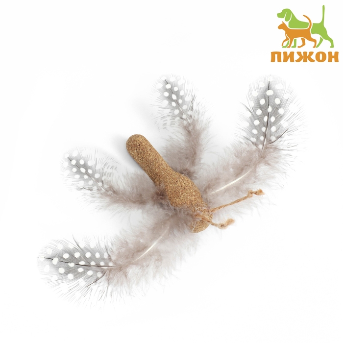 Игрушка для кошек из прессованной кошачьей мяты Игрушка для кошек из прессованной кошачьей мяты "Бабочка", 7,5 см