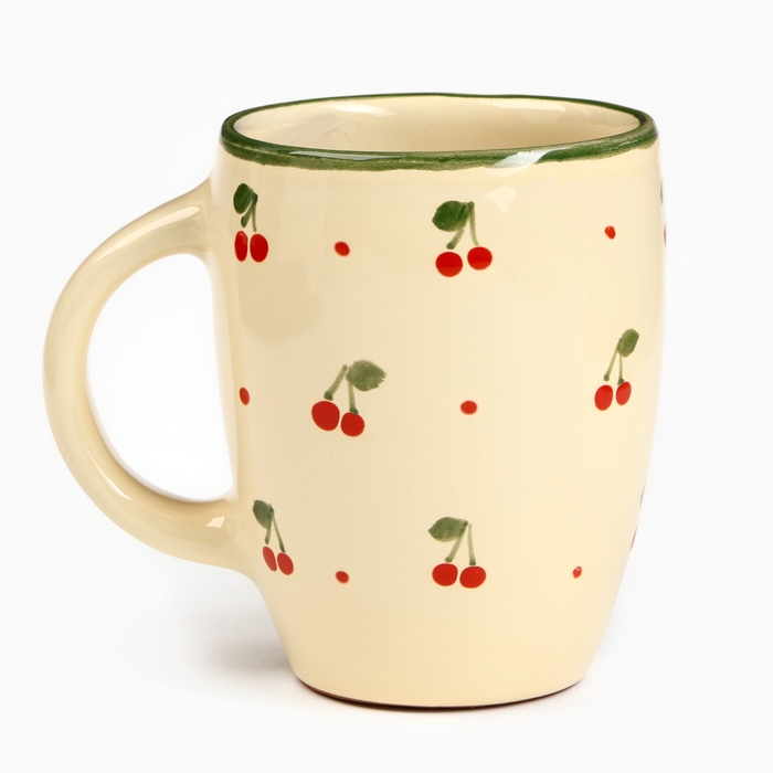 Кружка "Праздничная" 0,4л / 11,5х9,5см, кантри