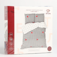 Постельное белье "Этель" евро Big love 200 *217 см, 240*220 см, 70*70 см -2 шт