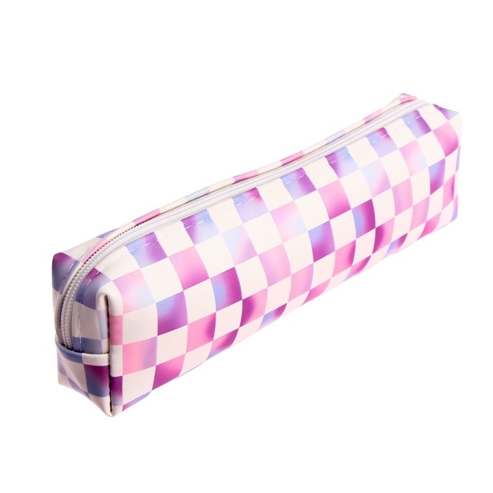 Пенал школьный на молнии Шахматка Пенал школьный на молнии Шахматка", МИКС