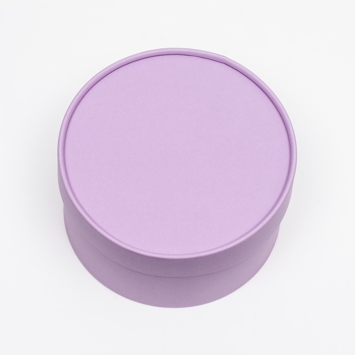 Подарочная коробка "Чароит" лавандовый, завальцованная без окна, 16 х 9 см