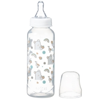 Набор бутылочек для кормления &laquo;Медвежонок&raquo; 150 и 250 мл, серия Basic, прямые, МИКС