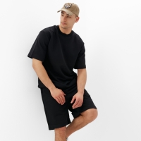 Футболка мужская из органического хлопка MINAKU REGULAR FIT: цвет чёрный, р-р 56