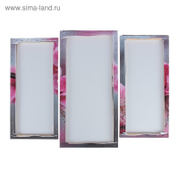 Модульная картина "Цветы сакуры" (2-25х52; 1-30х60) 60х80 см Модульная картина "Цветы сакуры" (2-25х52; 1-30х60) 60х80 см