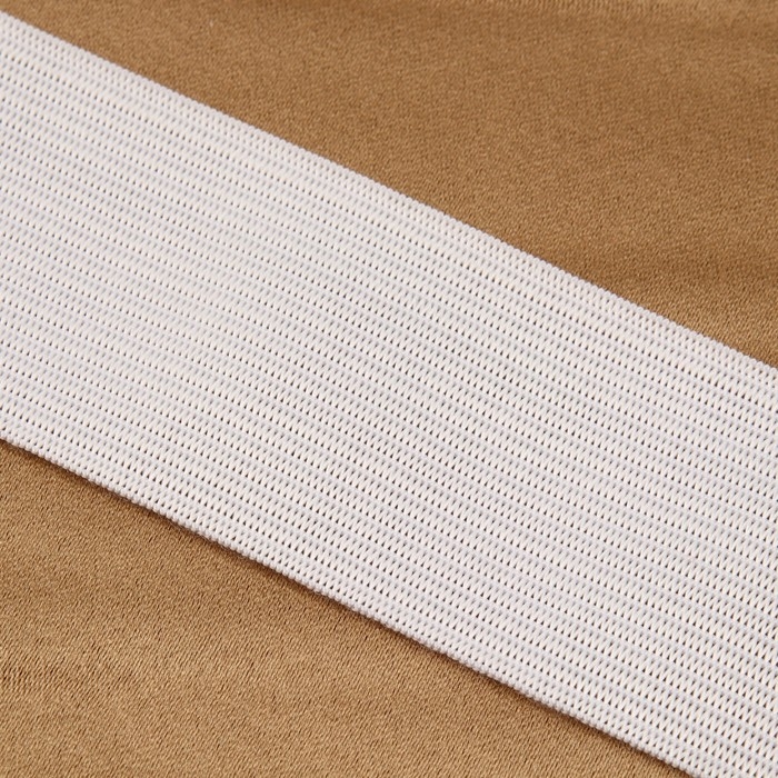 Резинка вязаная, 40 мм, 25 &plusmn; 2 м, цвет белый