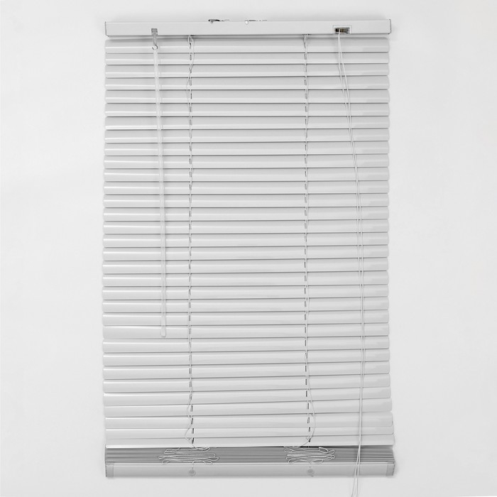 Жалюзи горизонтальные 60&times;160 см, цвет металлик