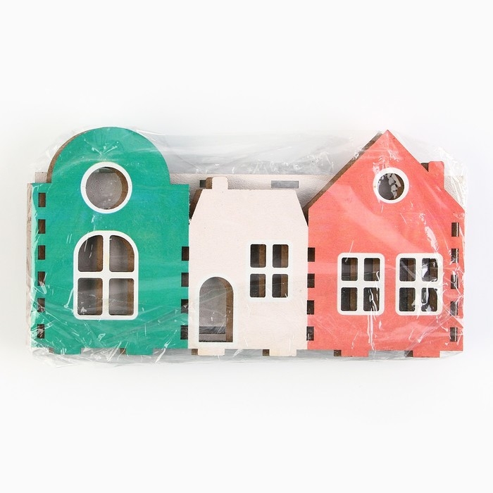 Органайзер для канцелярии, тройной &laquo;Домик&raquo;