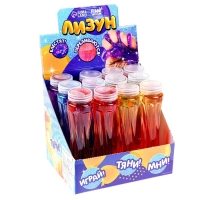 Лизун - слайм «Колба», с блёстками, цвета МИКС Лизун - слайм «Колба», с блёстками, цвета МИКС