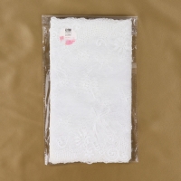 Кружевная эластичная ткань, 240 мм × 2,7 ± 0,5 м, цвет белый Кружевная эластичная ткань, 240 мм × 2,7 ± 0,5 м, цвет белый