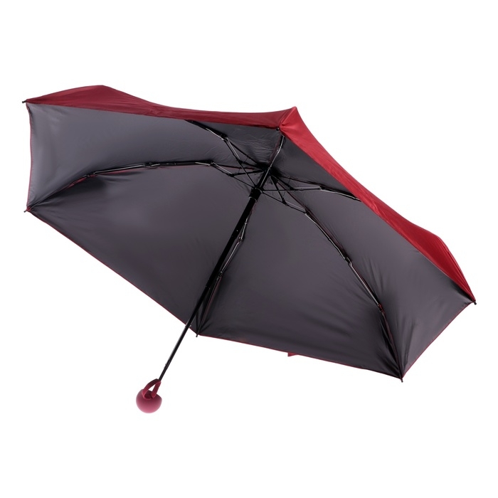 Подарочный набор вентилятор и зонт, красный