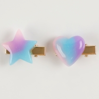 Заколки для волос 2шт, космос Заколки для волос 2шт, космос