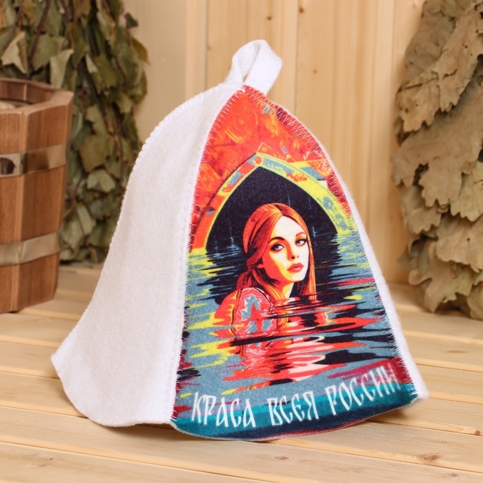 Шапка для бани Шапка для бани "Краса всея России"