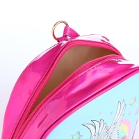 Рюкзак дет Русалочка 20*8*23, отд на молнии, н/карман, сиреневый