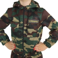 Карнавальный костюм "Спецназ", куртка с капюшоном, брюки, берет, рост 140 см Карнавальный костюм "Спецназ", куртка с капюшоном, брюки, берет, рост 140 см