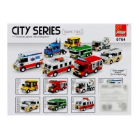 Конструктор Город &laquo;Техника&raquo;, 8 видов МИКС