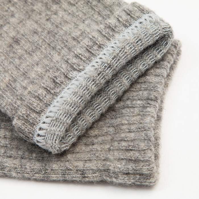 Носки мужские с пухом яка, цвет серый, размер 44-46