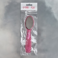 Пилка для ног, двусторонняя, металлическая/наждачная, 17,5 см, цвет МИКС Пилка для ног, двусторонняя, металлическая/наждачная, 17,5 см, цвет МИКС