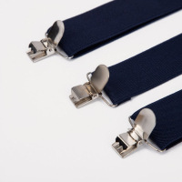 Подтяжки взрослые, ширина 3.5 см, цвет тёмно-синий Подтяжки взрослые, ширина 3.5 см, цвет тёмно-синий