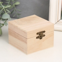 Шкатулка дерево для росписи квадрат 6,5х8,5х8,5 см Шкатулка дерево для росписи квадрат 6,5х8,5х8,5 см