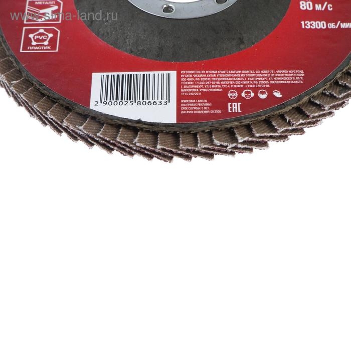 Круг лепестковый торцевой ЛОМ, 115 х 22 мм, Р60 Круг лепестковый торцевой ЛОМ, 115 х 22 мм, Р60