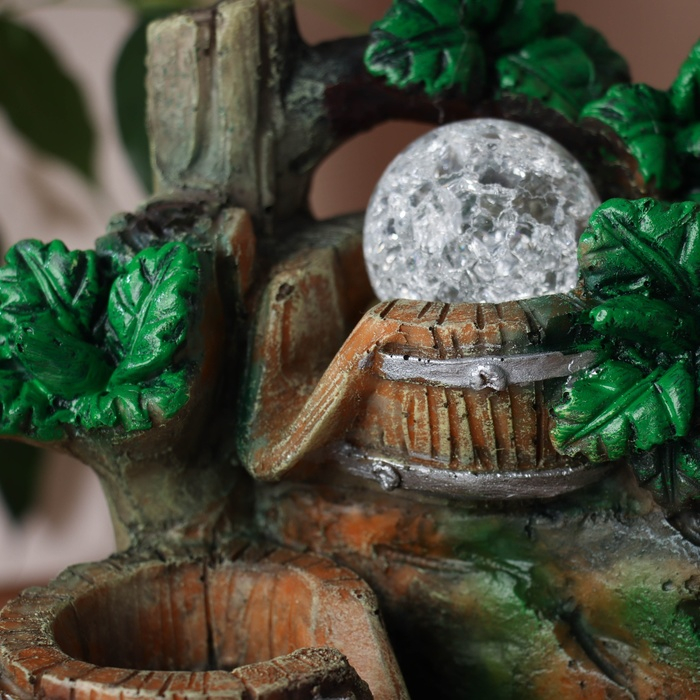 Фонтан Фонтан "Прохлада леса" 12х12х18 см (с подсветкой)