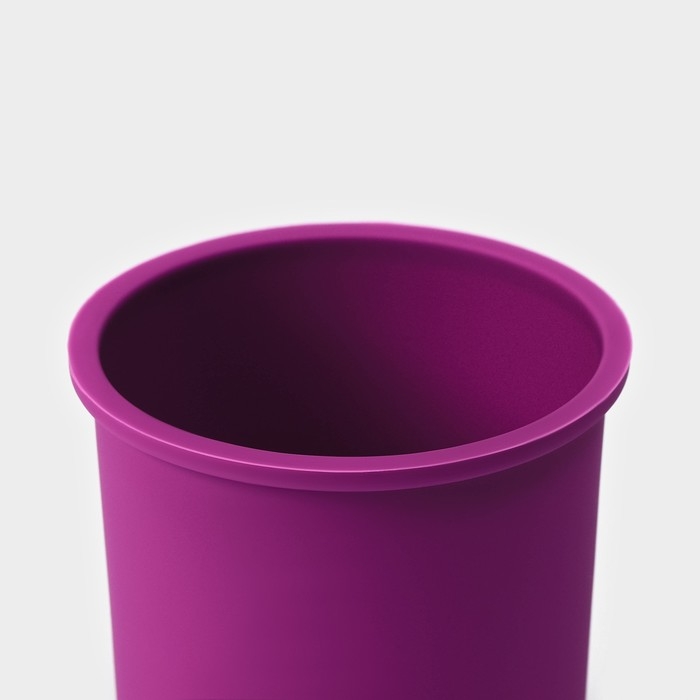 Форма для выпечки Доляна &laquo;Кулич&raquo;, силикон, внешний d=9 см, внутренний d=8 см, диаметр d=7,5 см, цвет фиолетовый