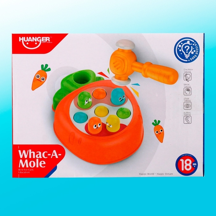 Стучалка развивающая &laquo;Морковка&raquo;