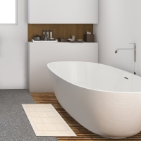 Коврик для ванной Этель Bricks 50х80 см цв. молочный, 70%хл, 30% п/э,1600 г/м2 Коврик для ванной Этель Bricks 50х80 см цв. молочный, 70%хл, 30% п/э,1600 г/м2