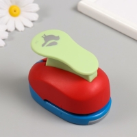 Дырокол фигурный рисунок 3,8х3,8 см "Птичка" 7х5,2х9,2 см, МИКС