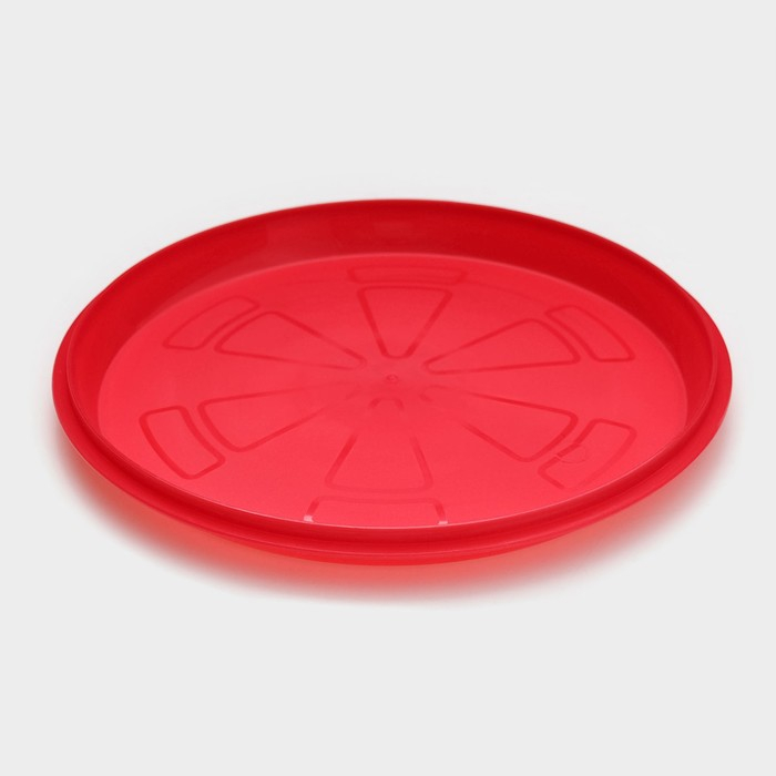 Тортовница с крышкой Доляна, d=28 см, цвет МИКС