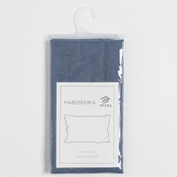 Наволочка Этель 50х70, цвет синий, 100% хлопок, бязь 125г/м2