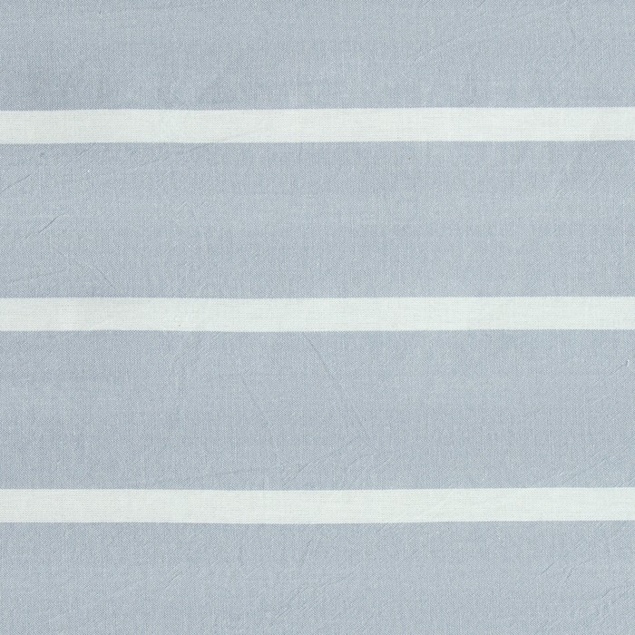 Постельное бельё Этель 1.5 сп Blue stripe, 155х210см,160х240см,50х70-2шт, жатый хлопок,140 г/м2