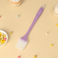 Кисть Доляна «Леонардо», силикон, 25×4,4×1,5 см, цвет сиреневый Кисть Доляна «Леонардо», силикон, 25×4,4×1,5 см, цвет сиреневый