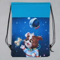 Мешок для обуви &laquo;Космический пушистик&raquo; нетканное полотно, размер 30 х 40 см