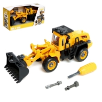 Конструктор винтовой &laquo;Погрузчик&raquo;, инерция, 33 детали