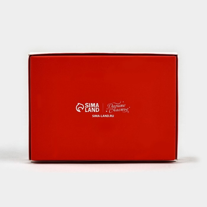 Коробка складная под 6 конфет &laquo;Поздравляю&raquo;, 13,5 х 9,8 х 3,8 см